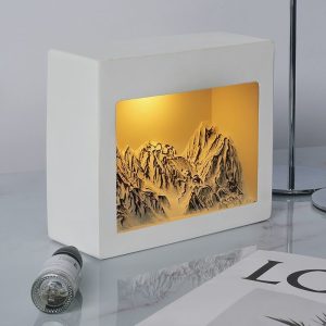 Black snow mountain [with lights]
